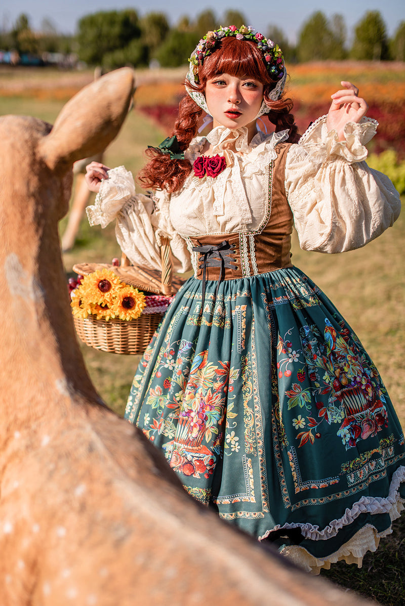Miss Point - Rich Hymn - Lolita Bavarian Long Velvet JSK