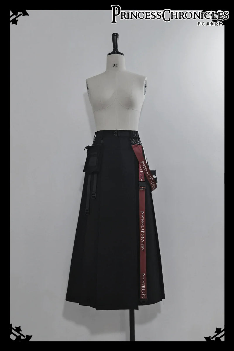 Nameless Blade - Wasteland Techwear Handsome Skirt and Inner Shorts S Skirt