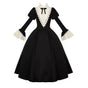 Langes OP-Kleid + Prinzessinnenärmel zum Einsetzen (ein Paar) / S