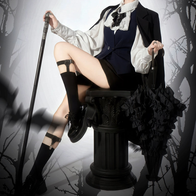 Independent Brand - Gothic Tiered Pagoda Lolita Parasol - product image 12