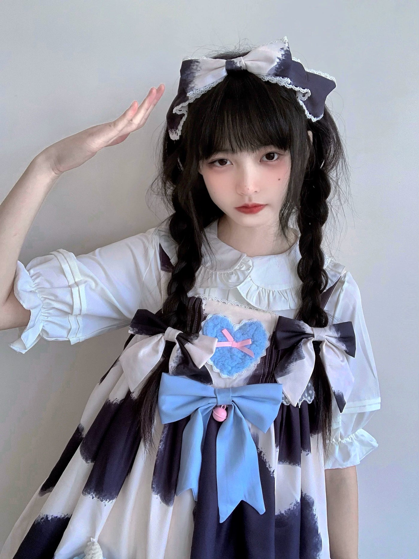 Tata Long Ear - Doll Collar Bunny-Ear - Blouse with a doll collar and bunny-ear detail