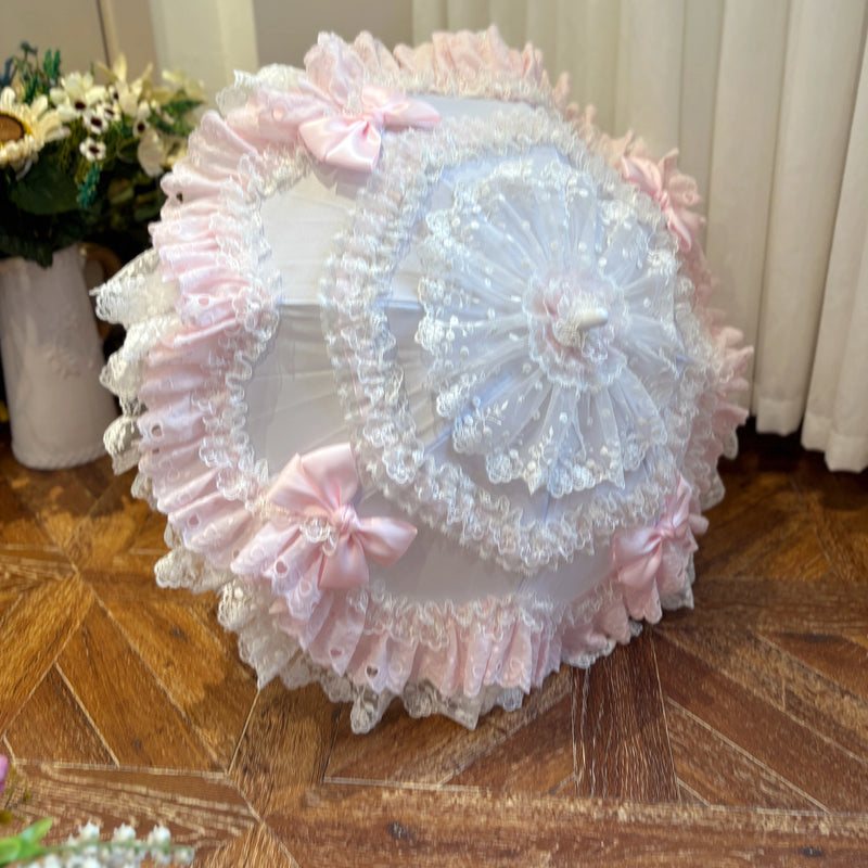 Independent Brand - Pastel Pink & Blue Sweet Lolita Parasol - product image 8