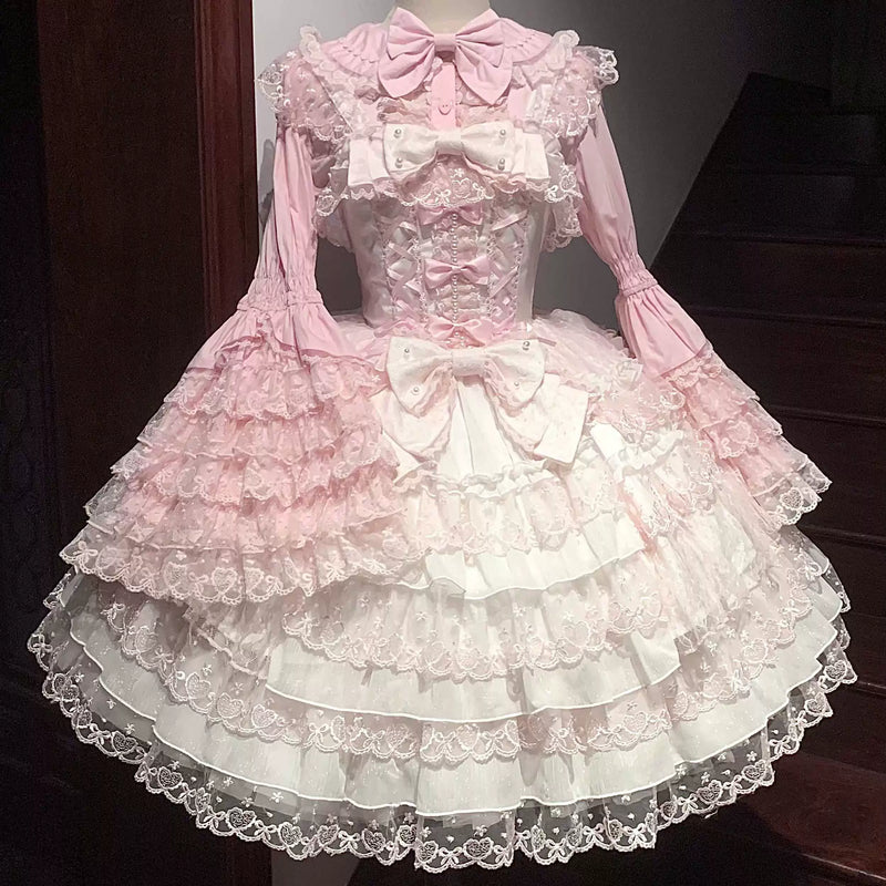 Sugar Girl - Love Overture - Sweet Lolita Blouse Princess Sleeves Lolita Shirt