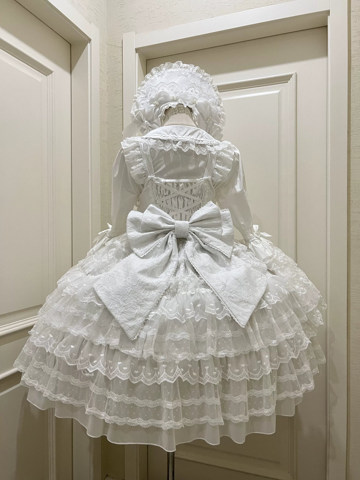 Sugar Girl - Dream Prelude - Dreamy Princess Lolita JSK Dress Suit, Tiered Lace