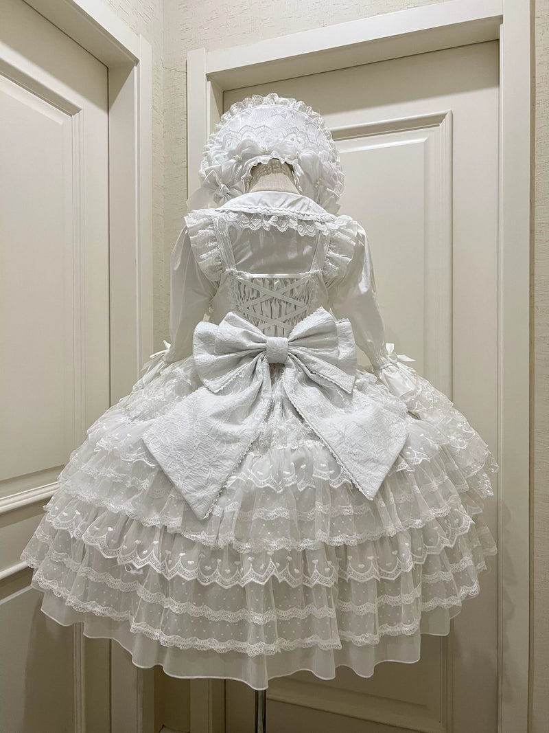 White Sugar Girl - Dream Prelude - Sweet lolita doll-style JSK dress