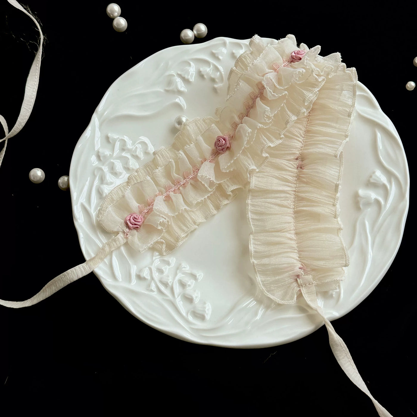tonight - Lost Dreamland - Accessories with Fluffy Flowers and Trailing Ribbons