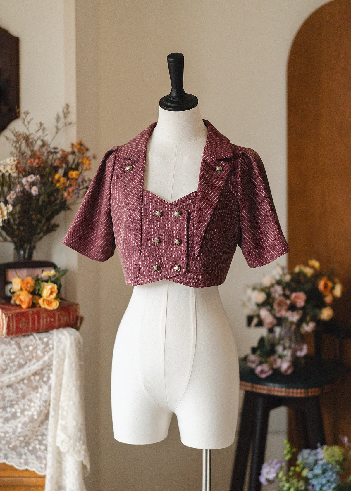 Forest Stationery - Classic Lolita SK Suit With Shirt And Coat (2XL L M S XL) 42087:725976