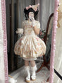 Flower-bud pinafore / S