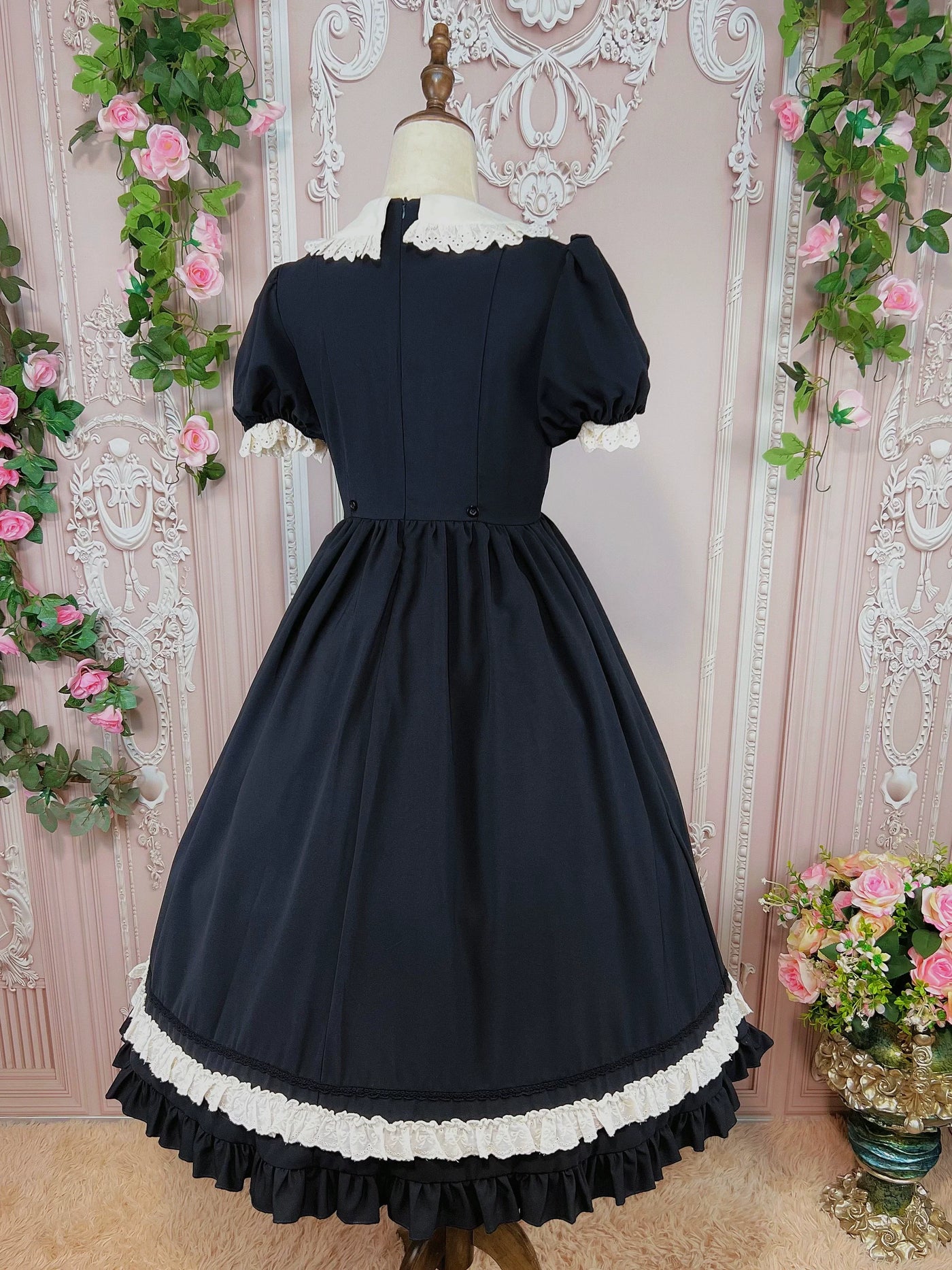 DMFS Lolita - DMFS - Piaget Servant / Maid Lolita OP Dress Vintage Lolita Dress