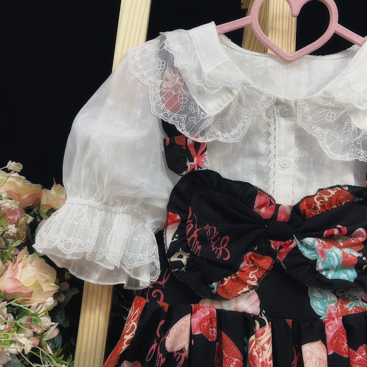 DMFS Lolita - DMFS - Sweet Lolita Shirt Cotton Lolita Blouse Doll Collar