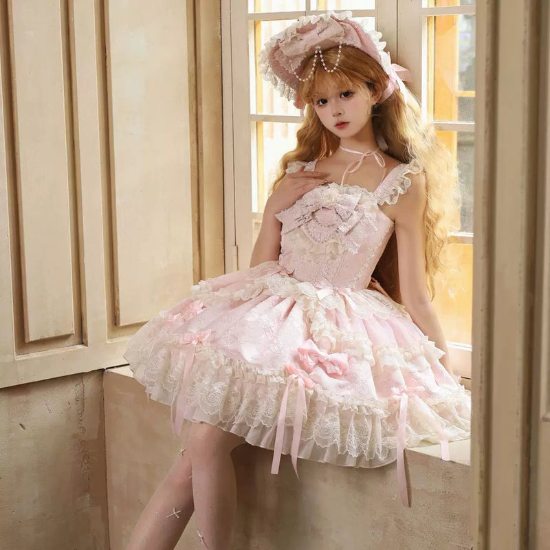 Hanguliang Flower Heart Love Ballet JSK Dress