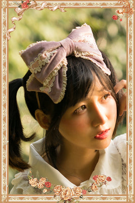 Honey Sugar - Pure Velvet Lolita JSK Dress S pink purple KC