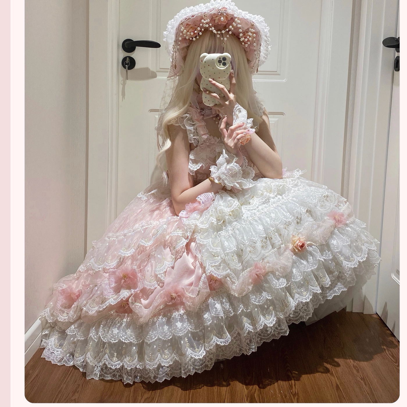 Candy Souffle - Diana's Love - Blush Gold Bridal JSK Dress Set