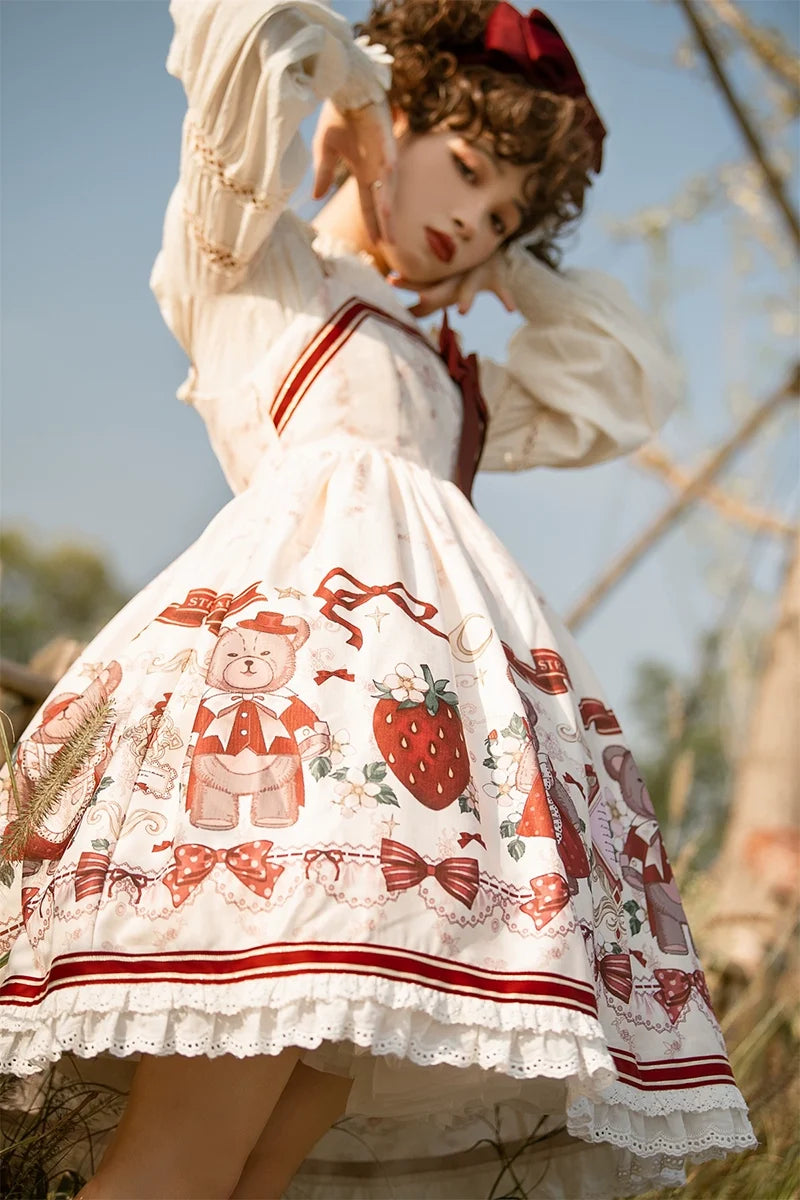 Your Princess - Winter Gift - Kawaii Lolita JSK and Coat Set