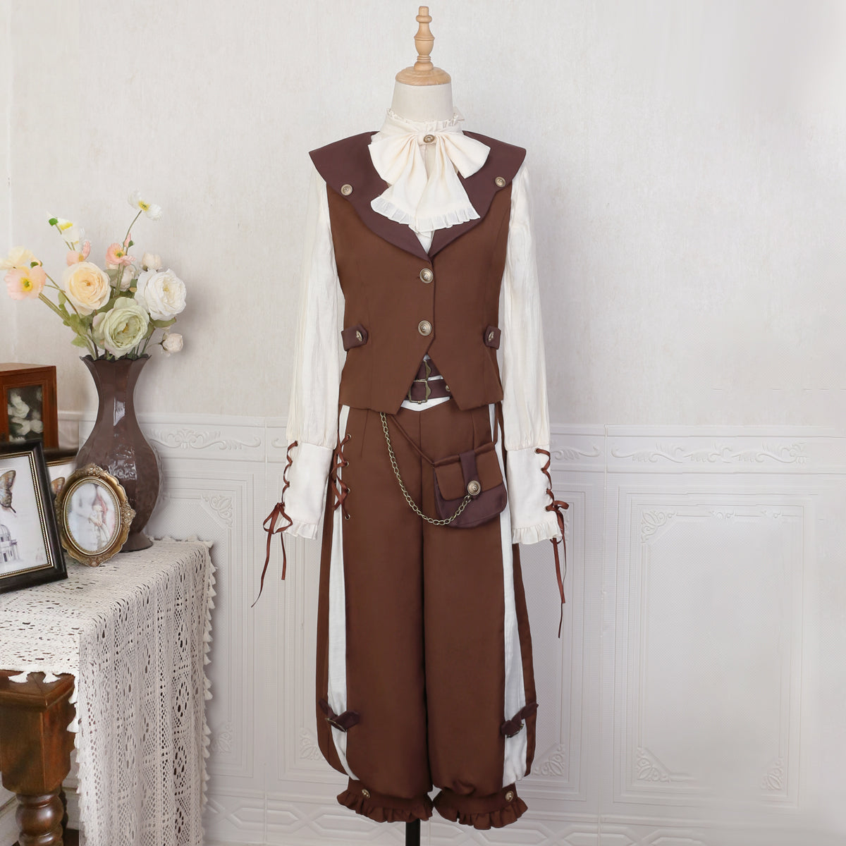 Letters from Unknown Star - Pirate Guide - Vintage Lolita Suit Vest JSK Dress