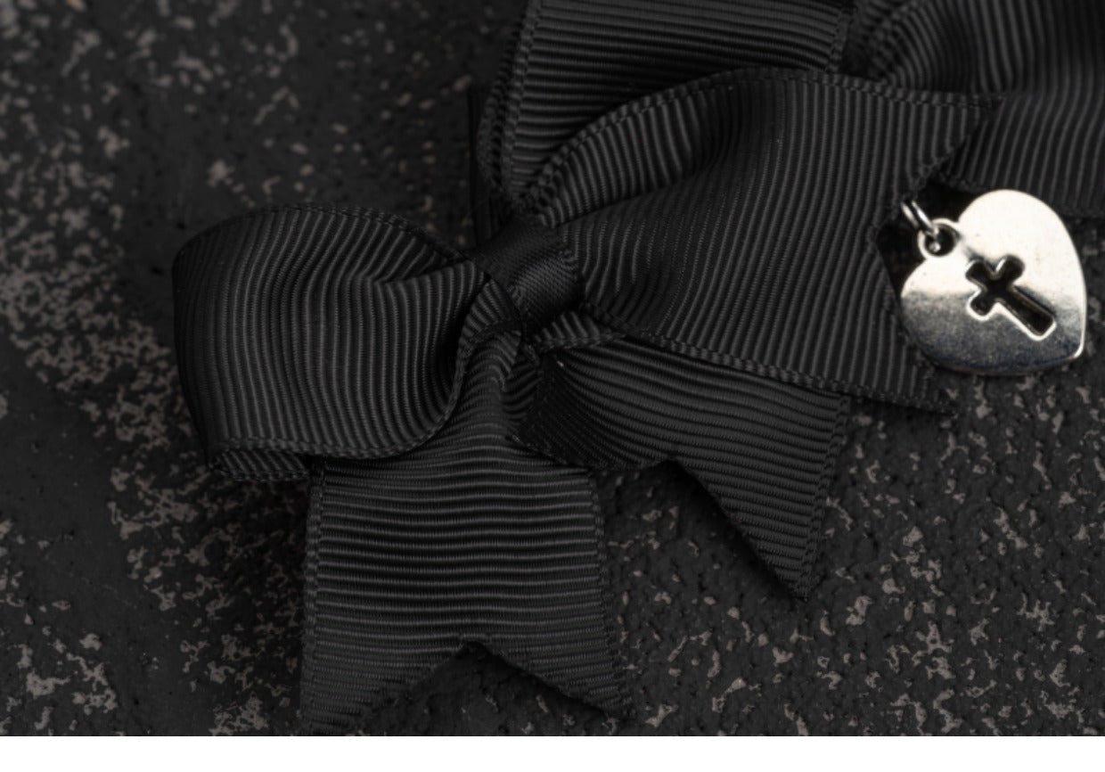Strange Sugar - Gothic Lolita Cross bows headdress - Headwear