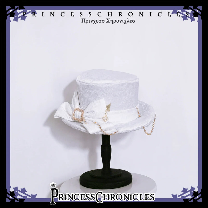 Doll - Elegant Ouji Lolita White Hat M White Hat