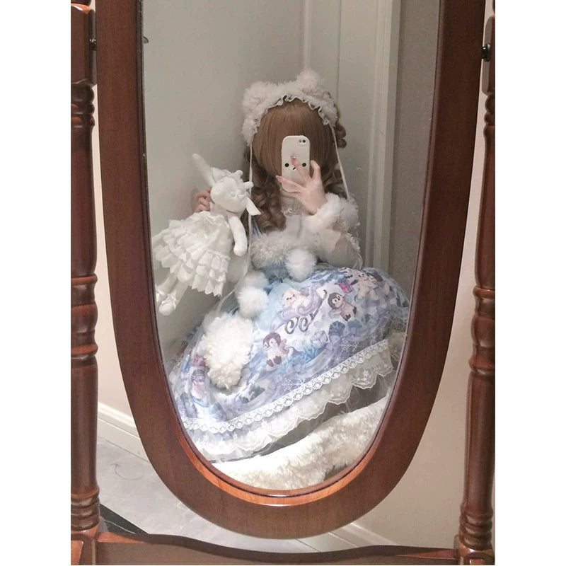 Creamy - Winter Print - Four-Piece JSK Set