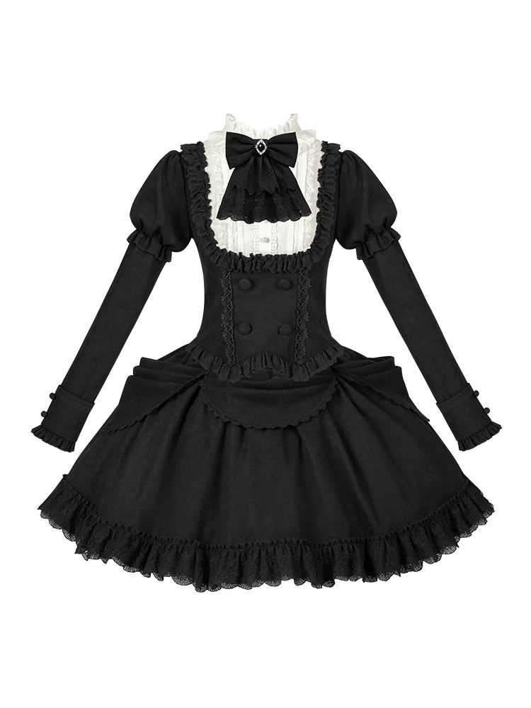 With PUJI - Fog City Time Difference - Classic Lolita SK & Blouse Suit detail view 5