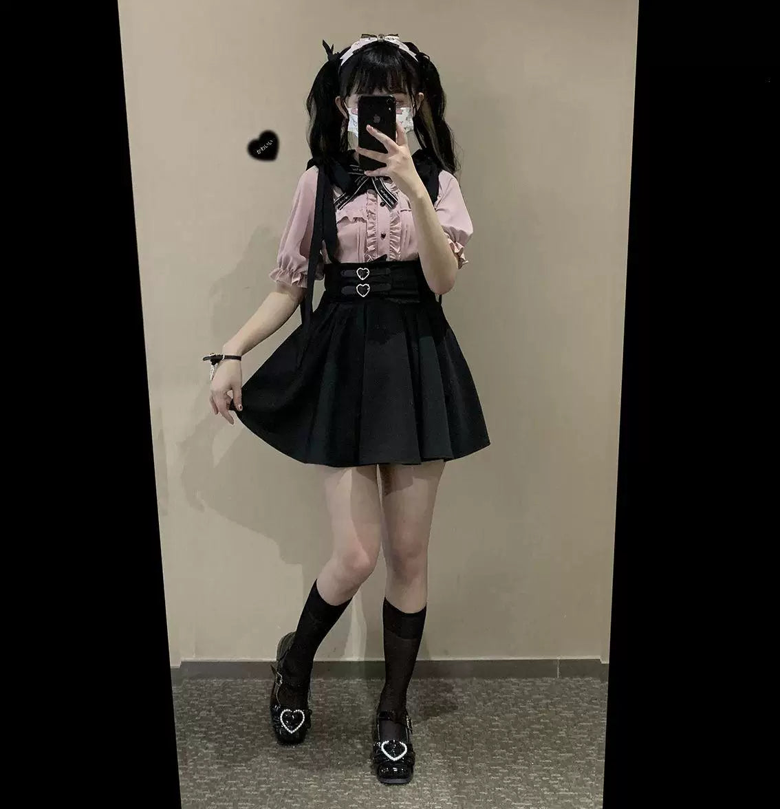 Sweetheart Dream Machine - Love Imprisonment - JSK with Heart-Shaped Buckles