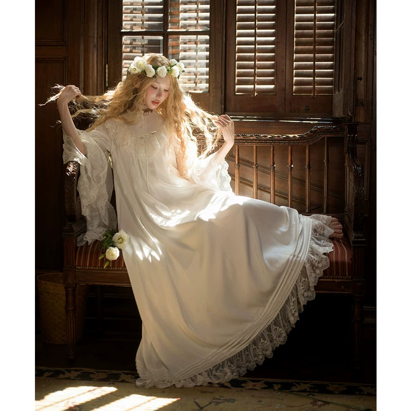 Inmorelli - Jasmine Manor - Edward OP dress with flared lace cuffs