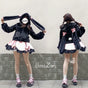 Midnight Black - Short Coat, Ready-Stock Option / One Size