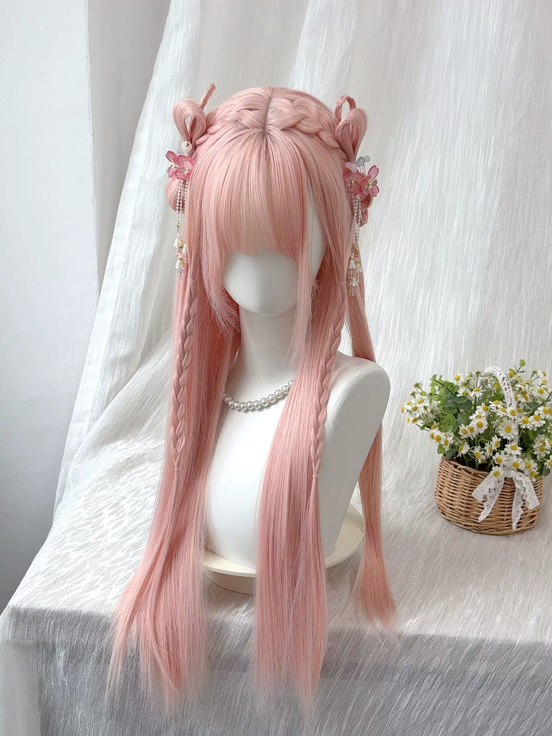 Kunkun Fish pre-braided long straight wig - view 4
