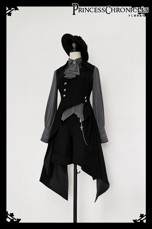 Princess Chronicles - Red Shadow - Irregular Ouji Lolita Prince Vest