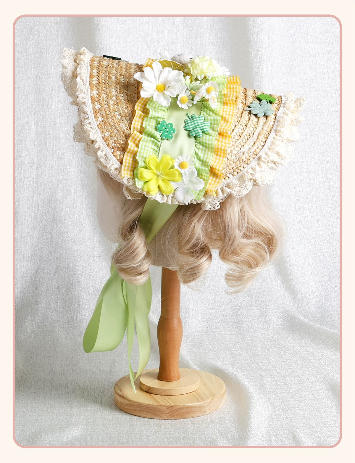 Stardust Rose - Pastoral Spring - Headwear with lace trim