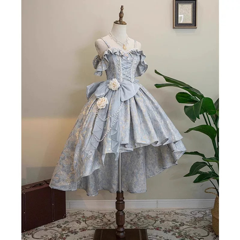 Flora Muse - Purple Lolita Formal Gown - Light purple