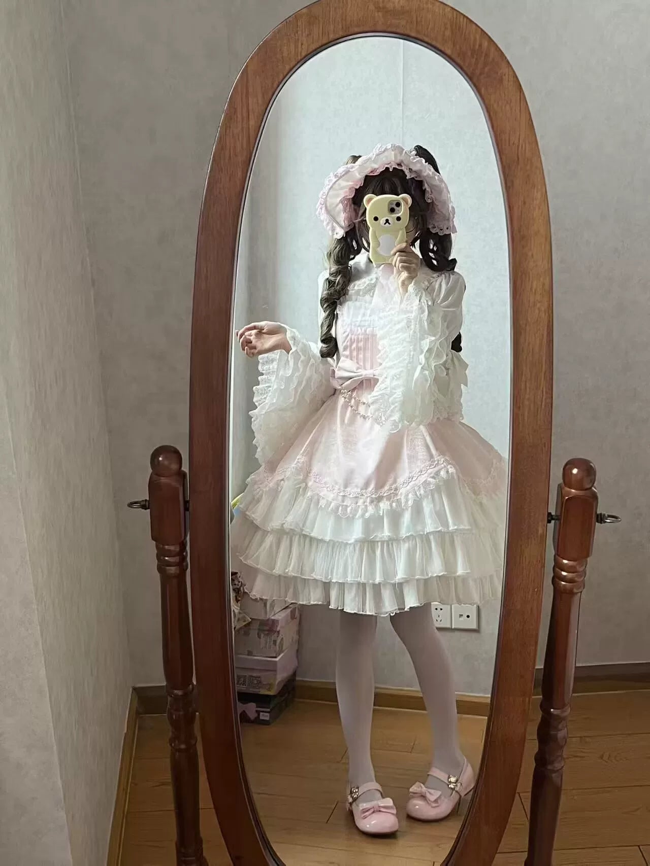 Infanta - Pearl Box - Classic Lolita JSK, Bustle Back Hem