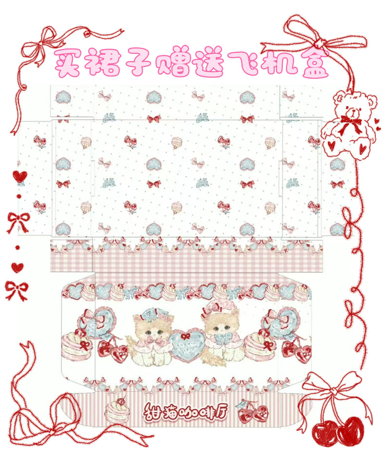 Sweet Bear Diary long cotton Lolita JSK set - view 5