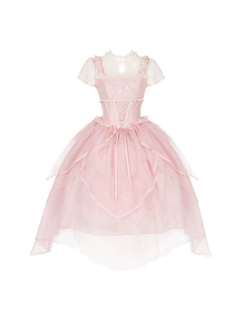 With PUJI - Fragrance - Oriental Lolita OP Dress, Print detail view 5
