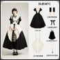 Long 6-piece set (long OP + straight sleeves + irregular apron + headband scarf + brooch + necklace), pre-sale, shipping gradually from October 25 / S