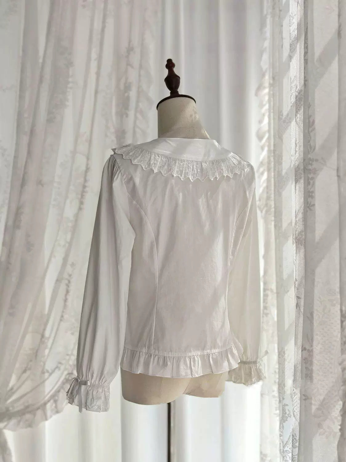 Sweetheart Dream Machine - Doll Ruffle - Long-Sleeve Lolita Blouse with Layered Collar Ruffles