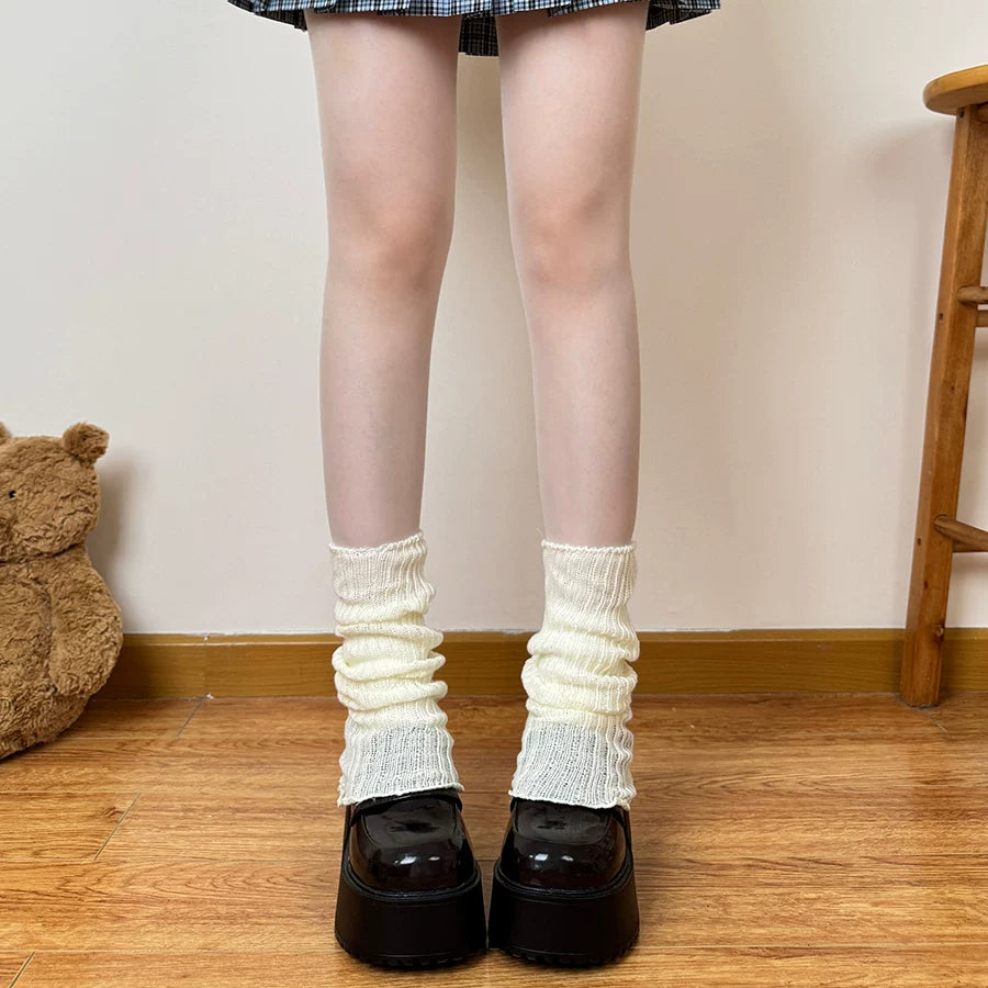 Chubby Bear Tales - Summer Layering - Sock Covers with Wide-Leg, Slouch and Lace Options