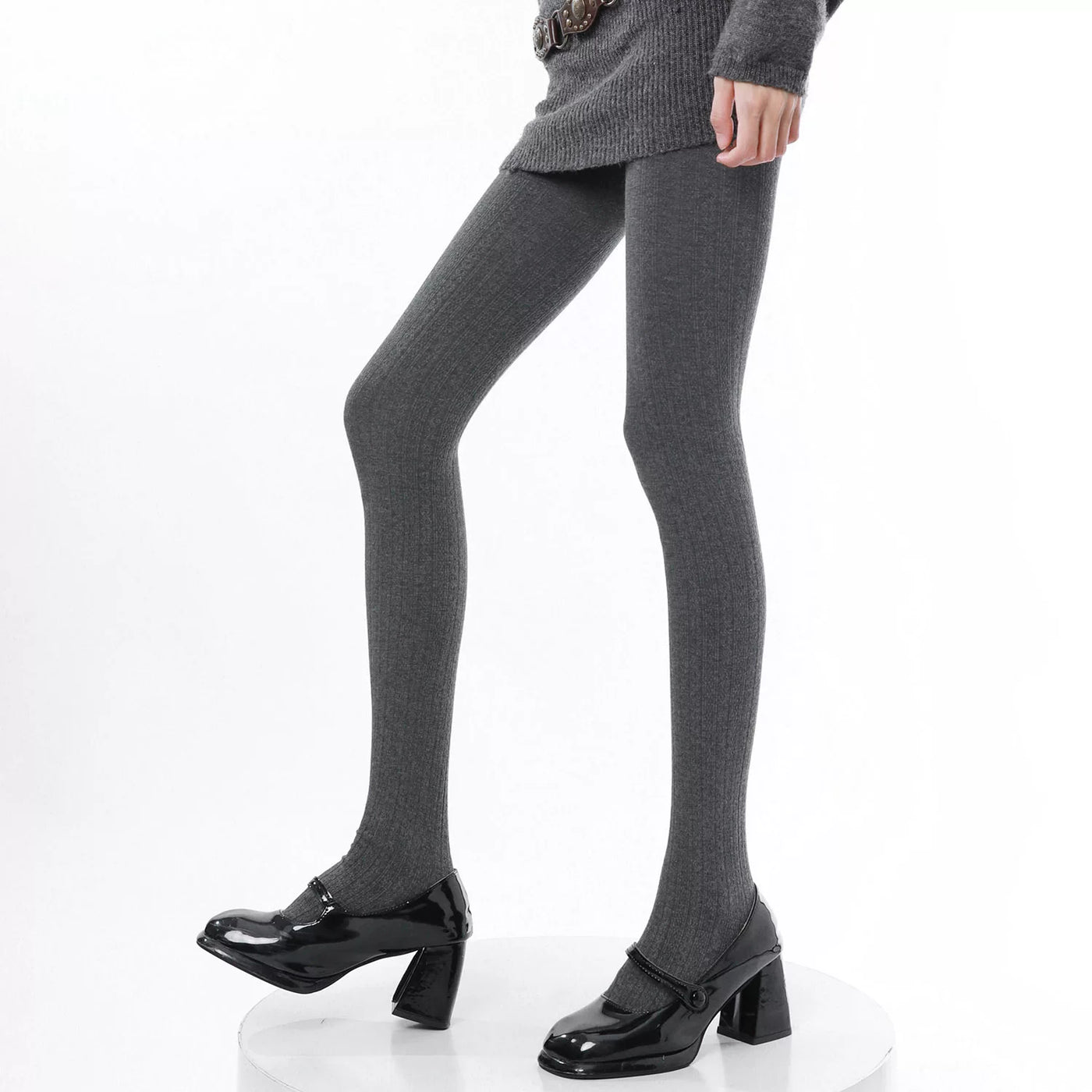 Fantasy Doll - Cable Knit - Tights with Fleece-Lined and Non-Fleece Options