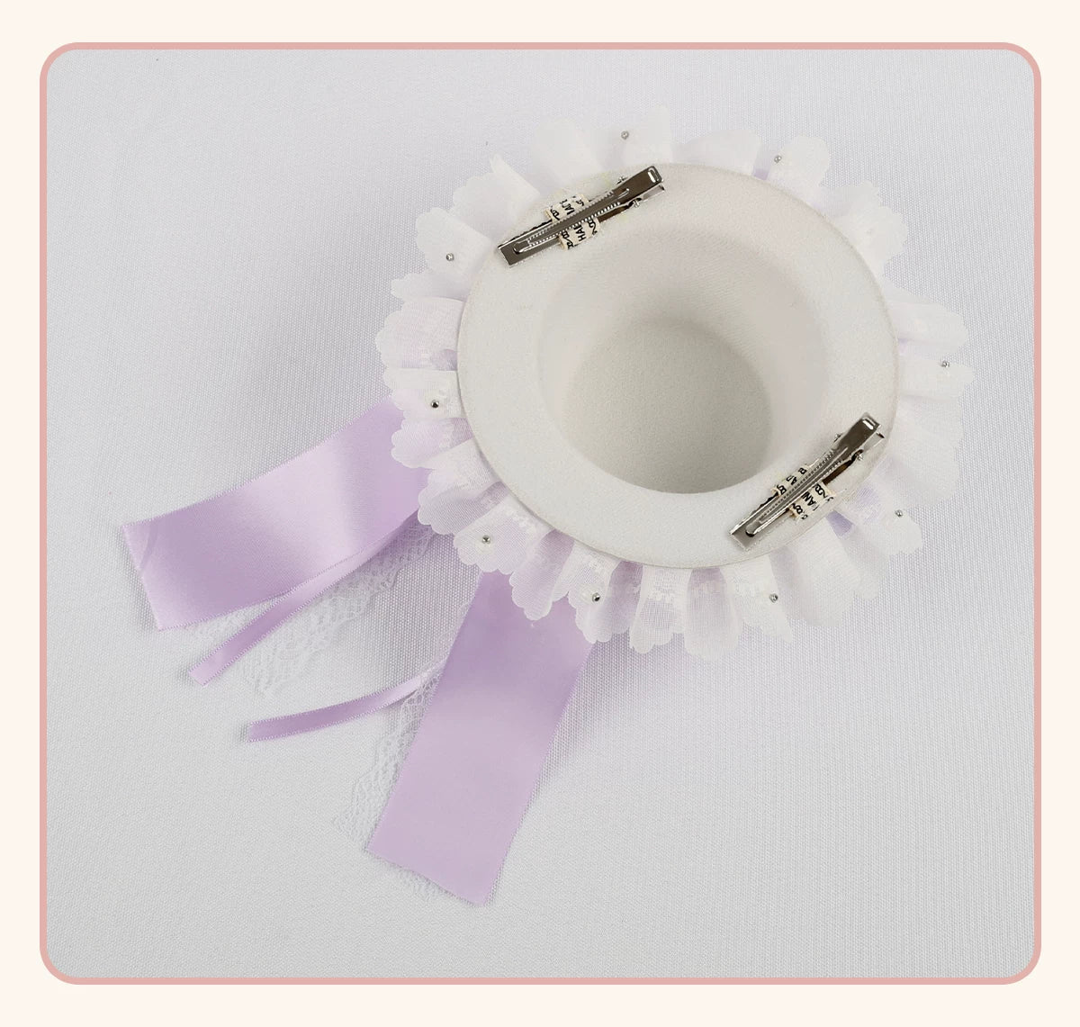 Stardust Rose - Taro Bridal - Purple Floral Headwear and Hand-Sleeve Options with Bows