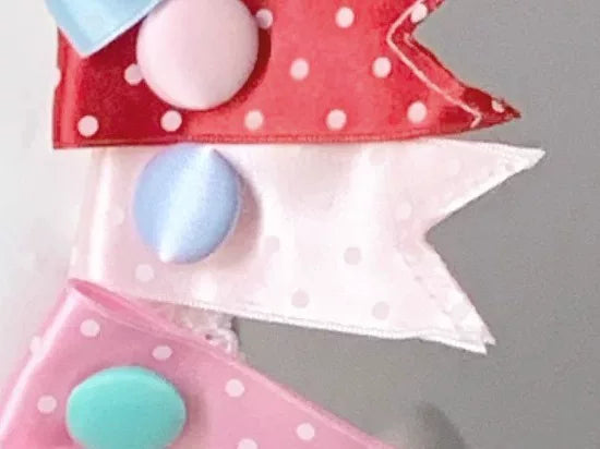 roji roji - Sweet Rabbit Lace - Rabbit-Ear Headband with Layered Lace and Bows