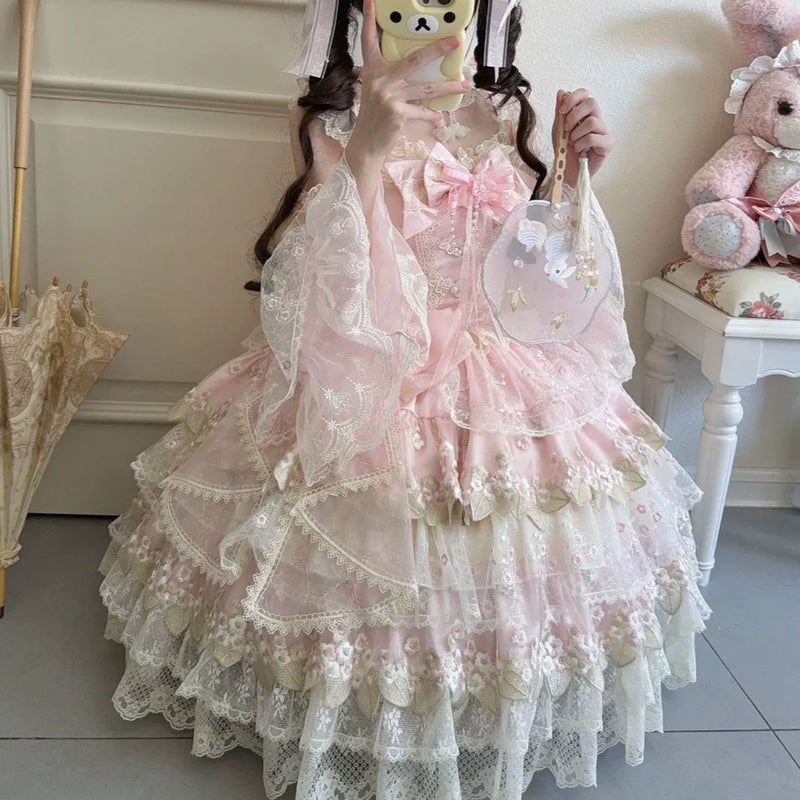 Hanguliang Flower Rain Chinese JSK Dress