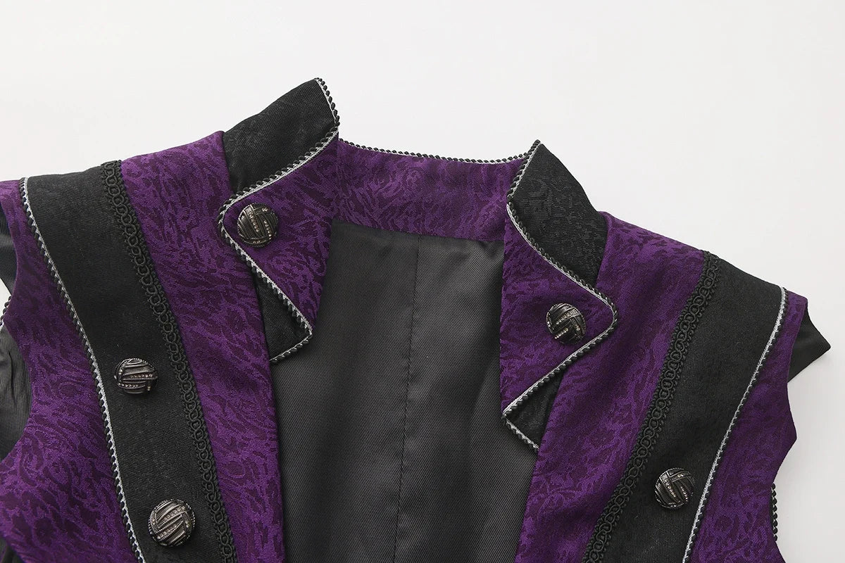 Immortal Thorn - Eternal Crimson Moon Forest - Ouji Lolita Tailcoat Vest