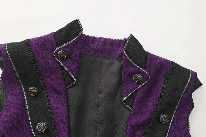 Immortal Thorn - Eternal Crimson Moon Forest - Ouji Lolita Tailcoat Vest