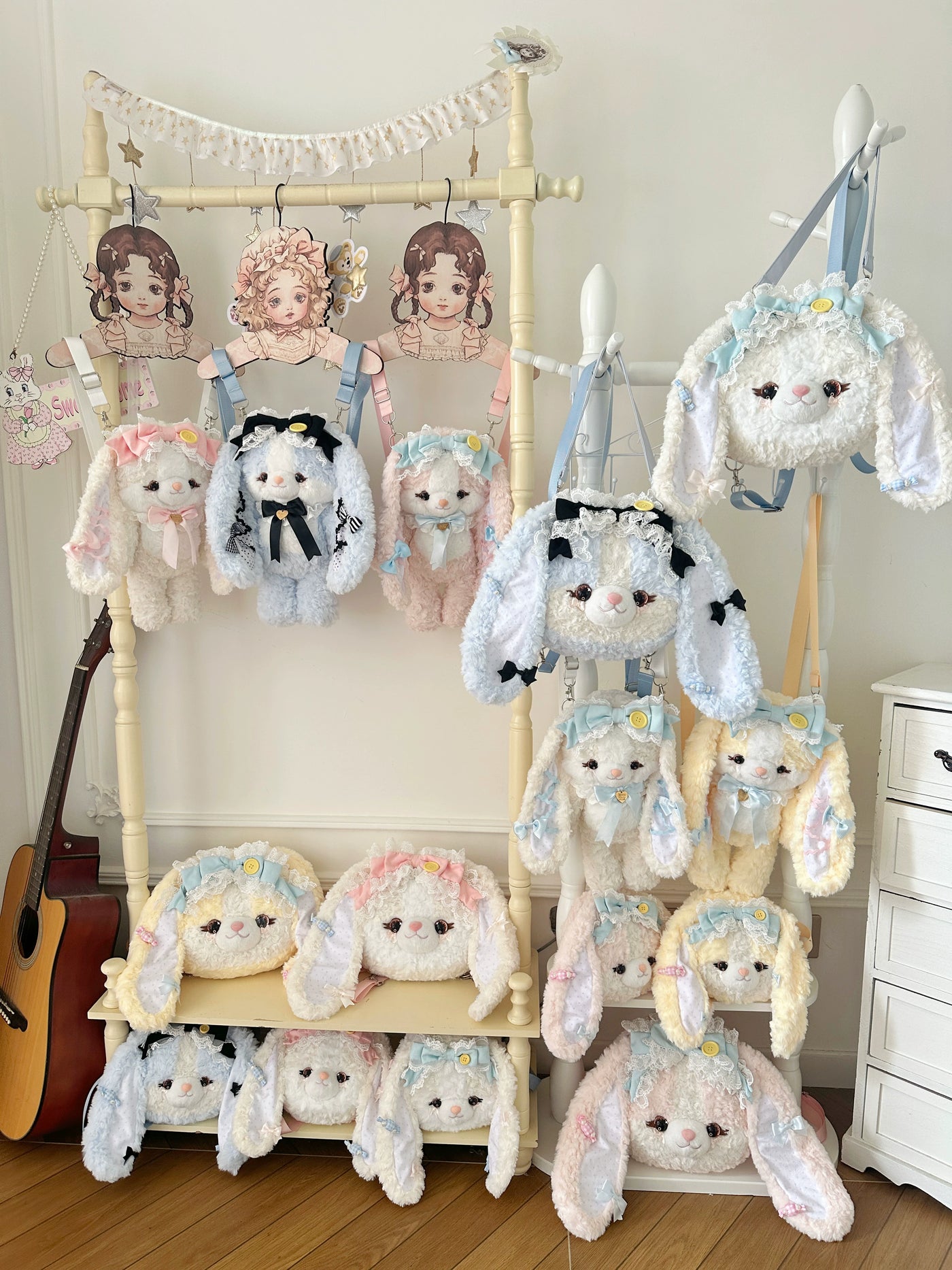 Lolita - Plush Cocker Spaniel Crossbody Bag - Plush Lolita bag
