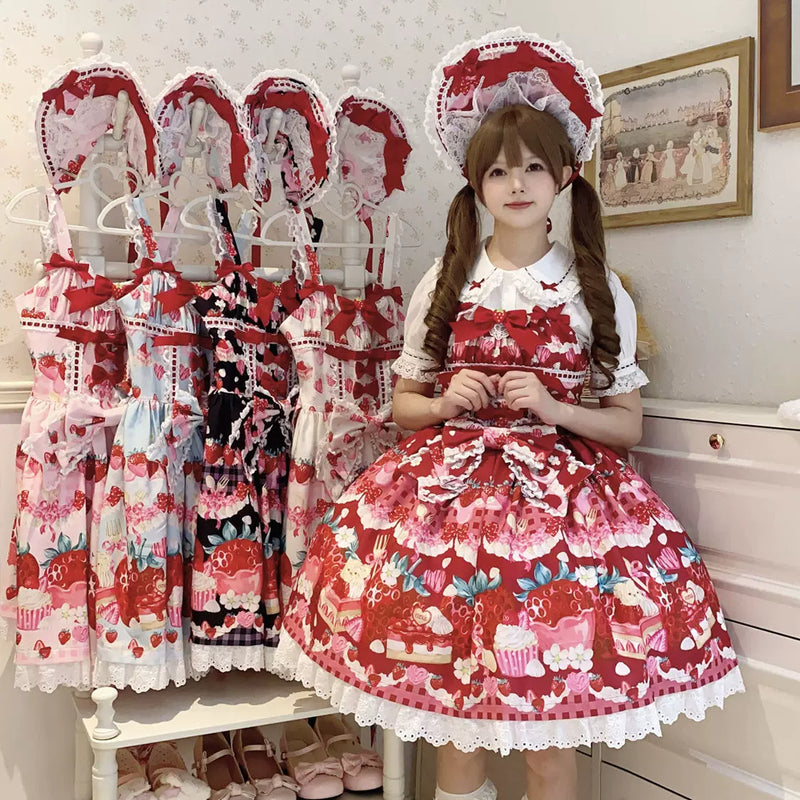 Hanguliang Sweet Berry Love JSK Dress