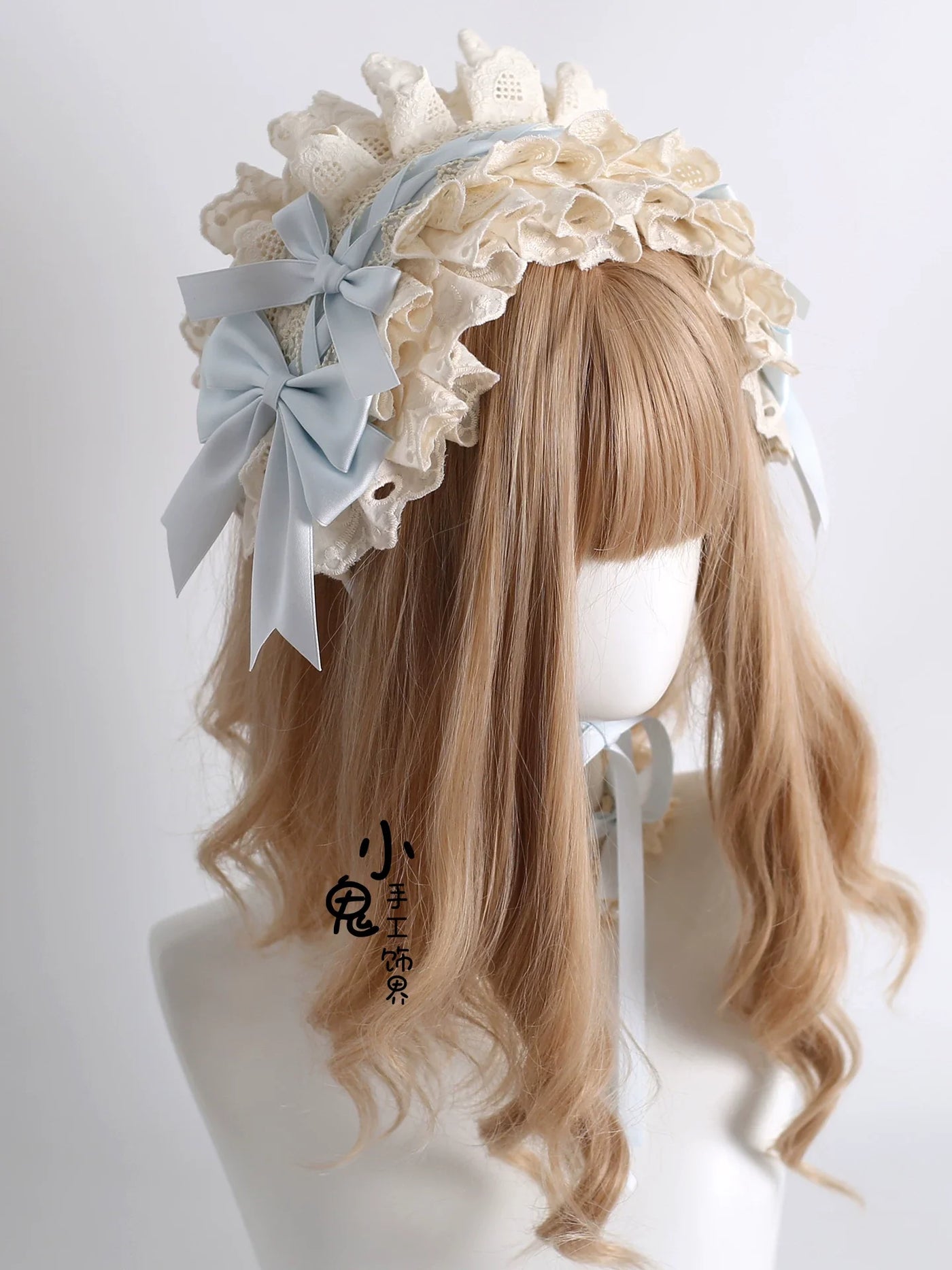 Xiaogui - Little Butterfly - Sweet Lolita Headdress Set, Lace & Bows