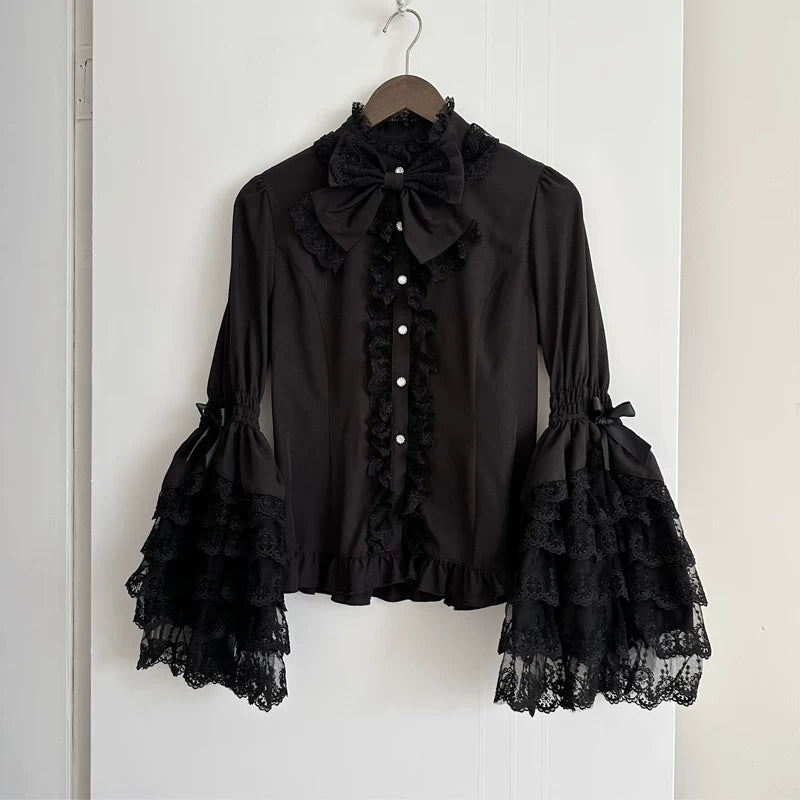 Hanguliang - Heartbeat of Love - Sweet Lolita tiered lace JSK