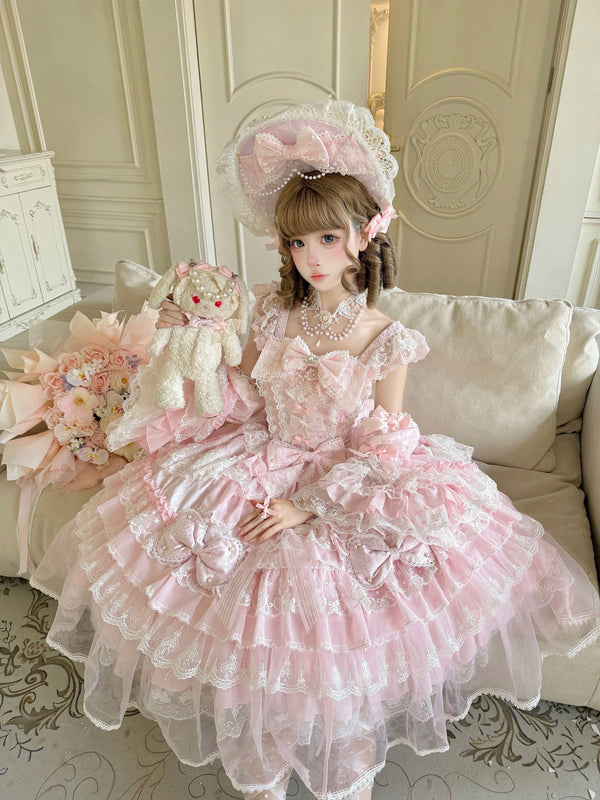 Pear Island Tea - Overture of Spring - Sweet lolita jumper skirt