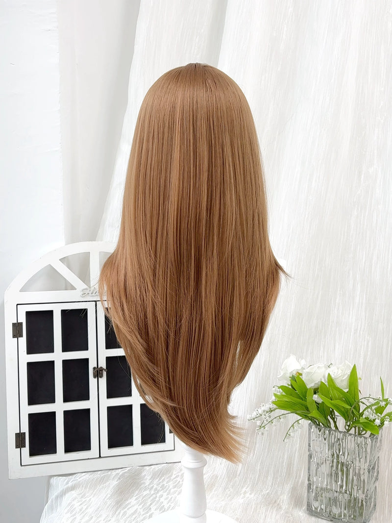 Layered long straight wig in selected colour - view 3