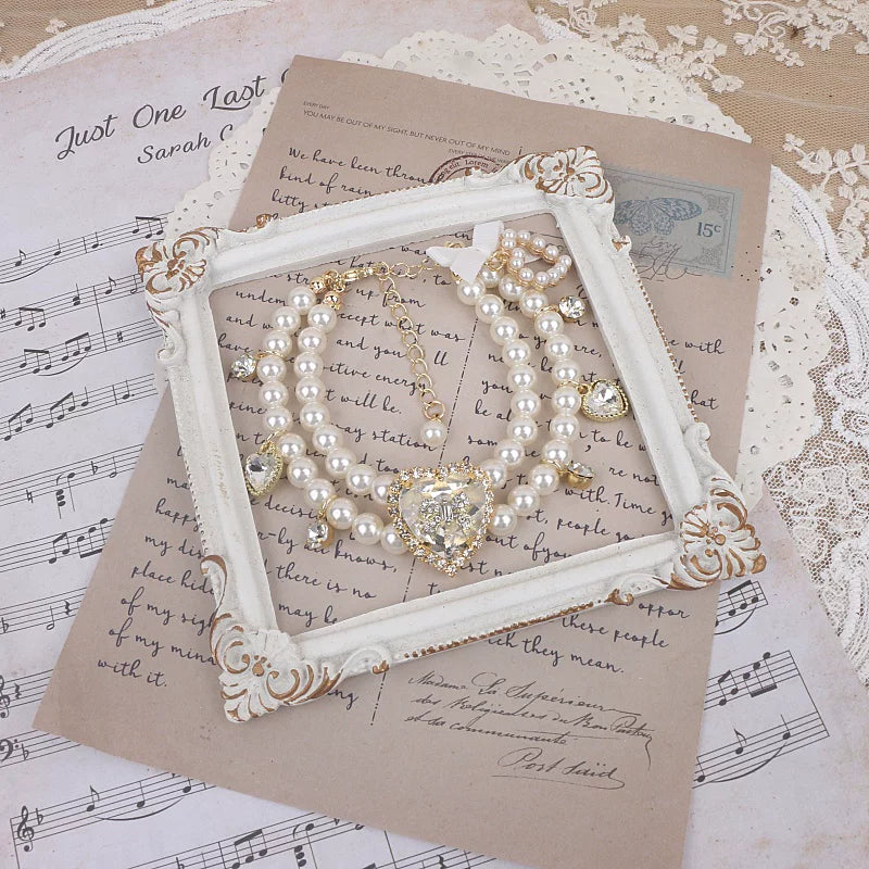 Independent Brand - Pearl Bead Collection - Necklace, Bracelet or Large Bow Accessory with Pearl Variants