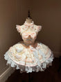 Sweetheart Macaron (JSK + neck accessory + waist bow + two hearts), petticoat included / S